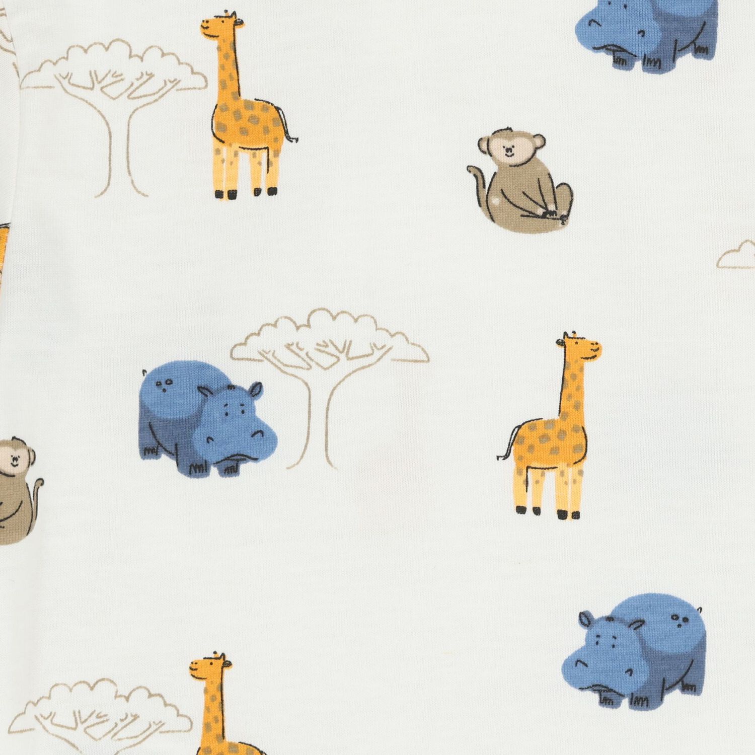 طقم شورت أبيض وبرتقالي وأزرق للأولاد الصغار, 2, hi-res