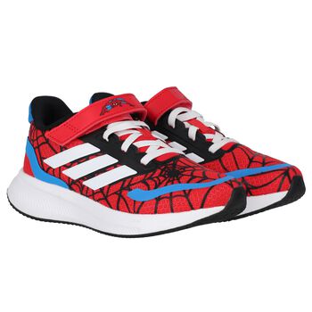 Boys Red Runfalcon Spiderman Trainers