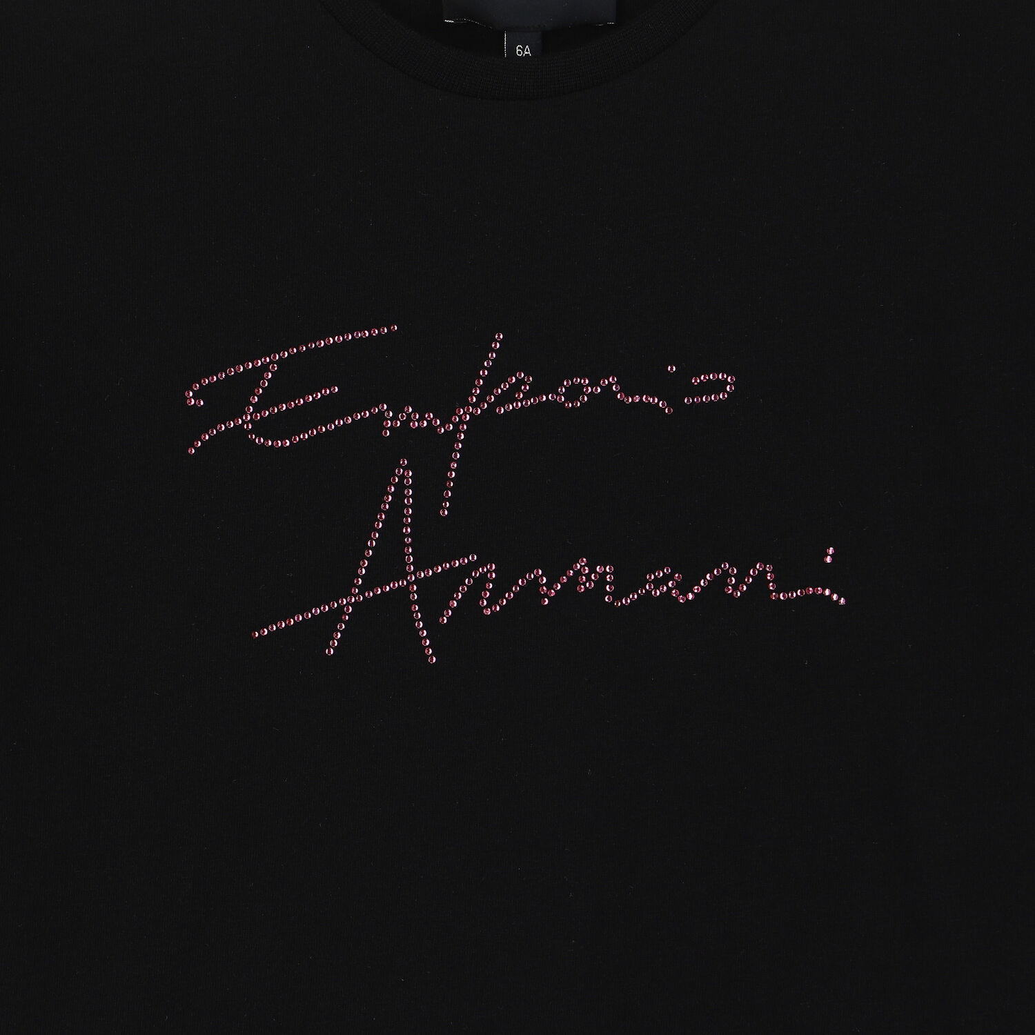 تيشيرت بالشعار باللون الأسود للبنات, 1, hi-res image number null