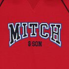 بدلة أولاد رياضية بالشعار باللون الأحمر, 1, hi-res