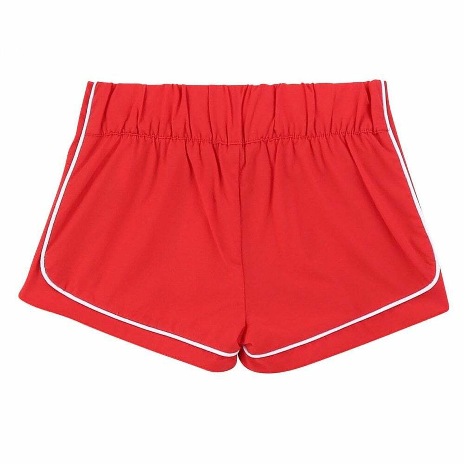 Girls Red & White Shorts, 1, hi-res