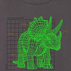 Boys Grey Dinosaur Long Sleeve Top, 1, hi-res