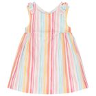 Baby Girls Multi-Coloured Striped Dress, 1, hi-res