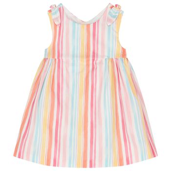 Baby Girls Multi-Coloured Striped Dress