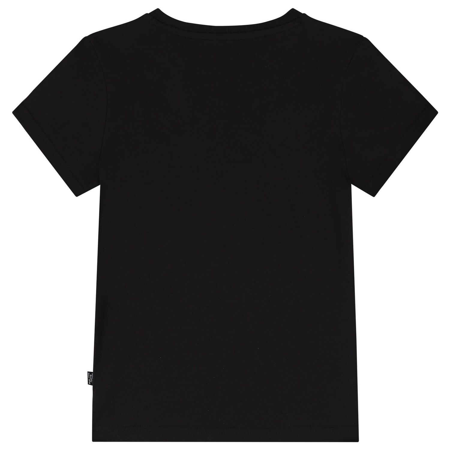 Boys Black Logo T-Shirt, 1, hi-res