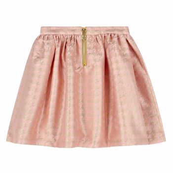 Girls Pink & Gold Skirt