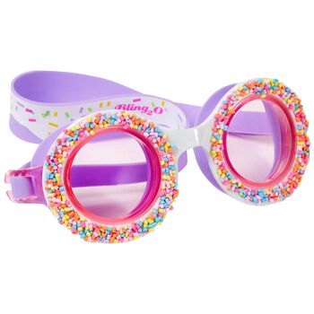 Girls Purple Donut Swimming Goggles