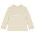 Ivory Logo Long Sleeve Top, 1, hi-res