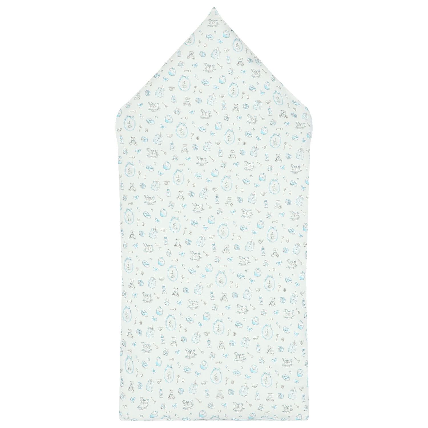 مدس أولاد باللون الأبيض والأزرق, 1, hi-res image number null