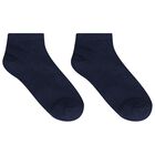Boys Navy, White & Grey Socks (3 Pair), 2, hi-res