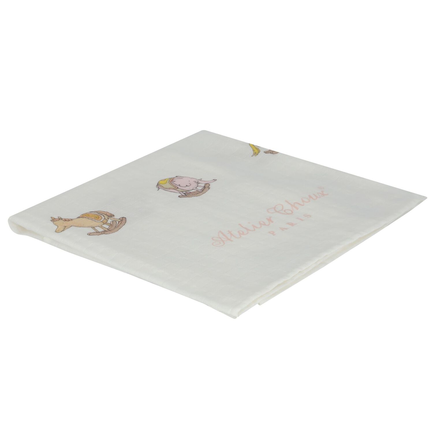 قماط بطبعة حصان باللون العاجى, 1, hi-res