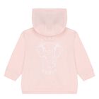Baby Girls Pink & White Elephant Logo Tracksuit Set, 1, hi-res
