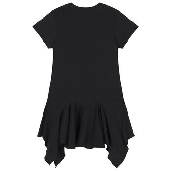 Girls Black Logo Dress