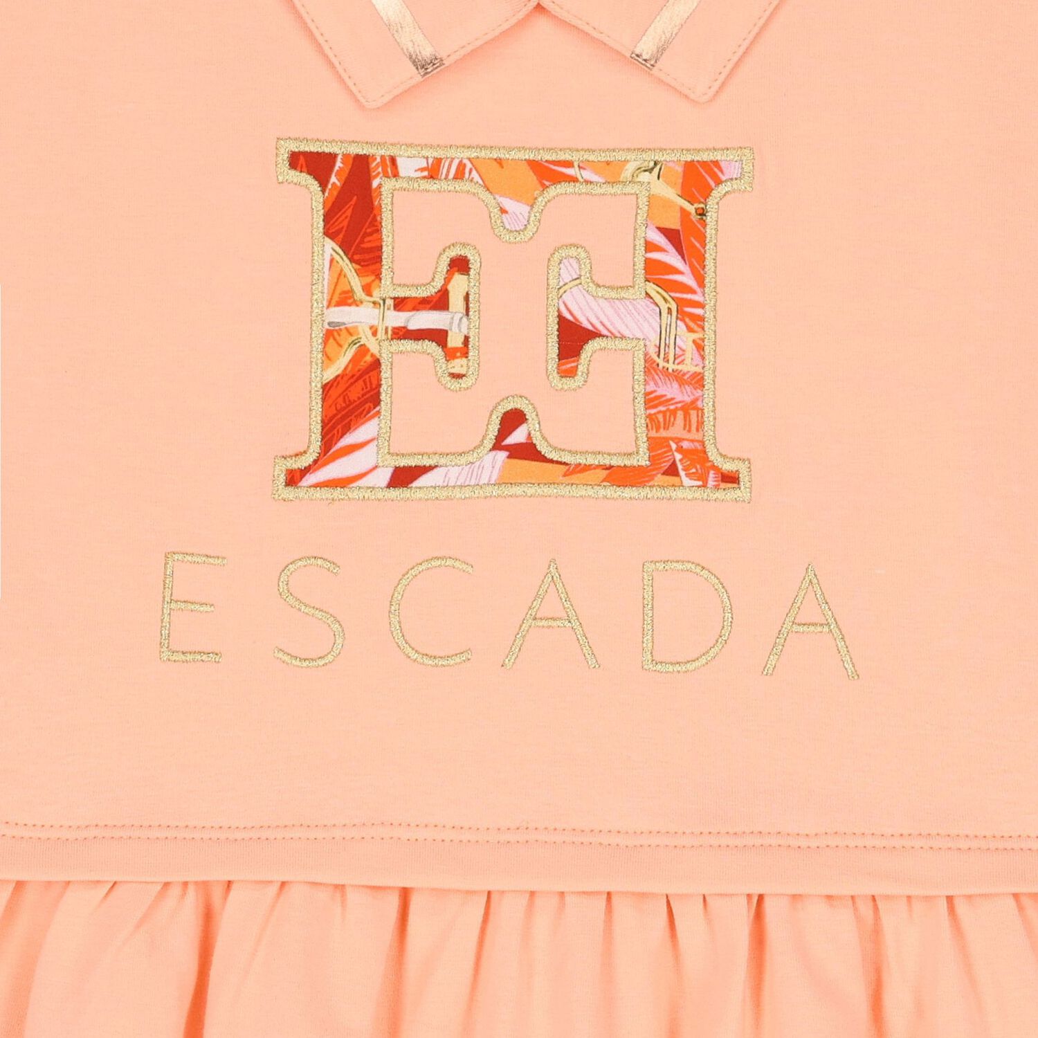 فستان بنات بالشعار باللون وردي , 2, hi-res image number null