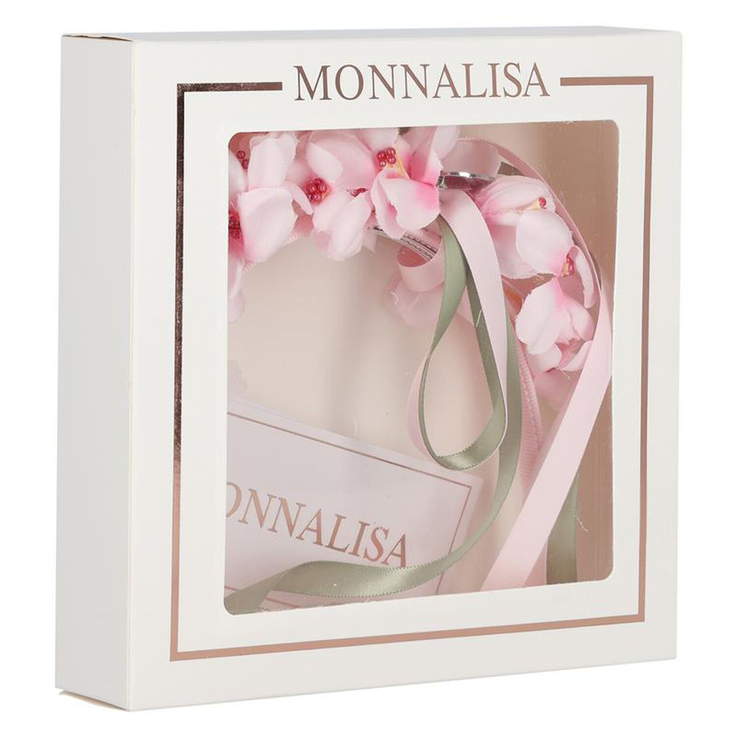 Girls Pink Cherry Blossom Headband, 1, hi-res