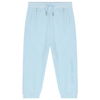 Boys Blue Logo Joggers