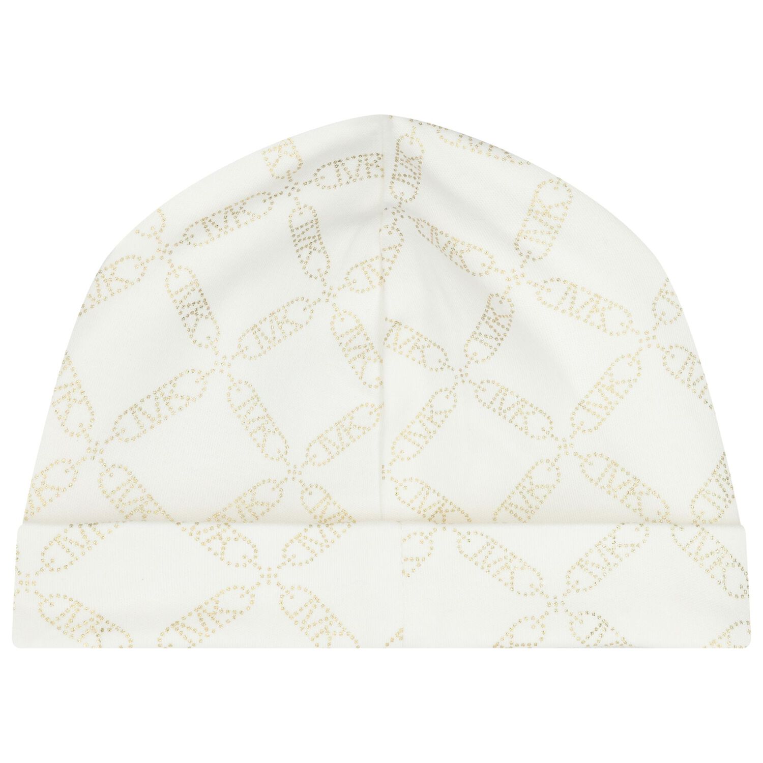 طقم هدايا ملابس أطفال بناتي باللون العاجي والذهبي, 1, hi-res