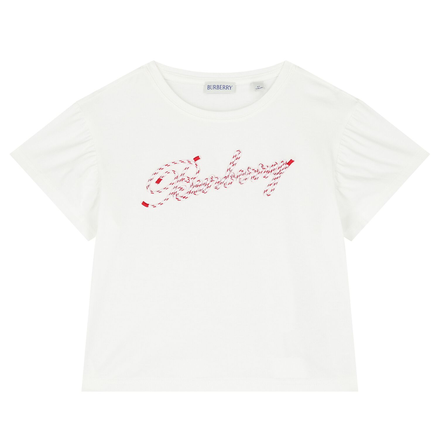 Girls Ivory Logo T-Shirt, 1, hi-res