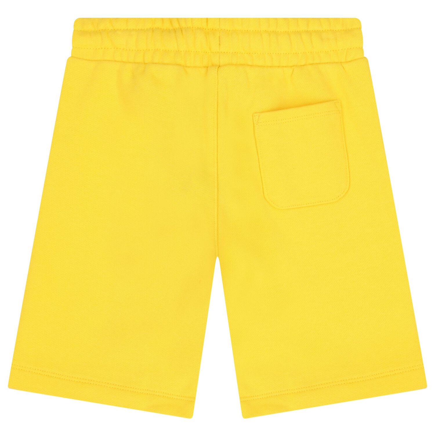 Boys Yellow Teddy Bear Logo Shorts, 4, hi-res