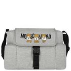 Grey Teddy Bear Logo Baby Changing Bag, 2, hi-res