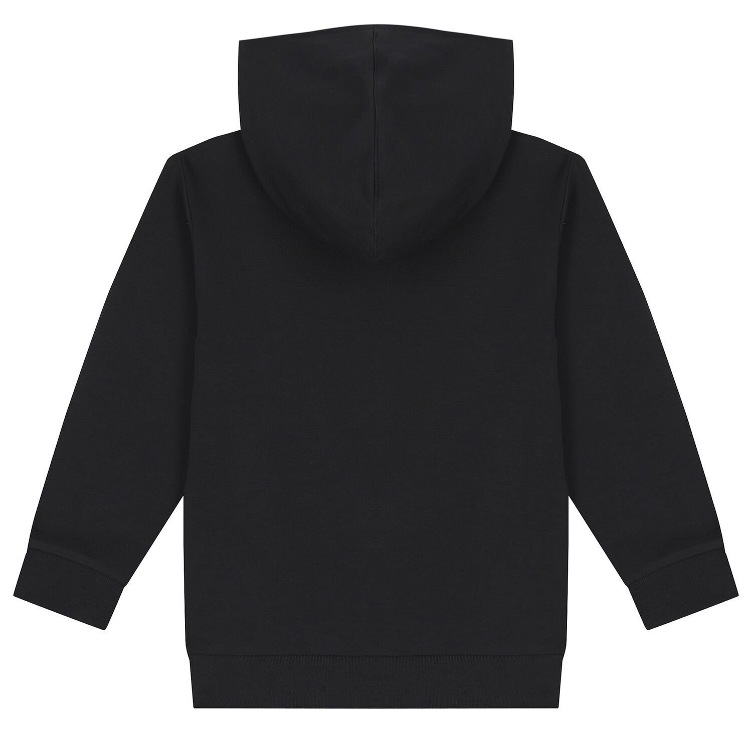 Boys Black & White Logo Hooded Top, 1, hi-res