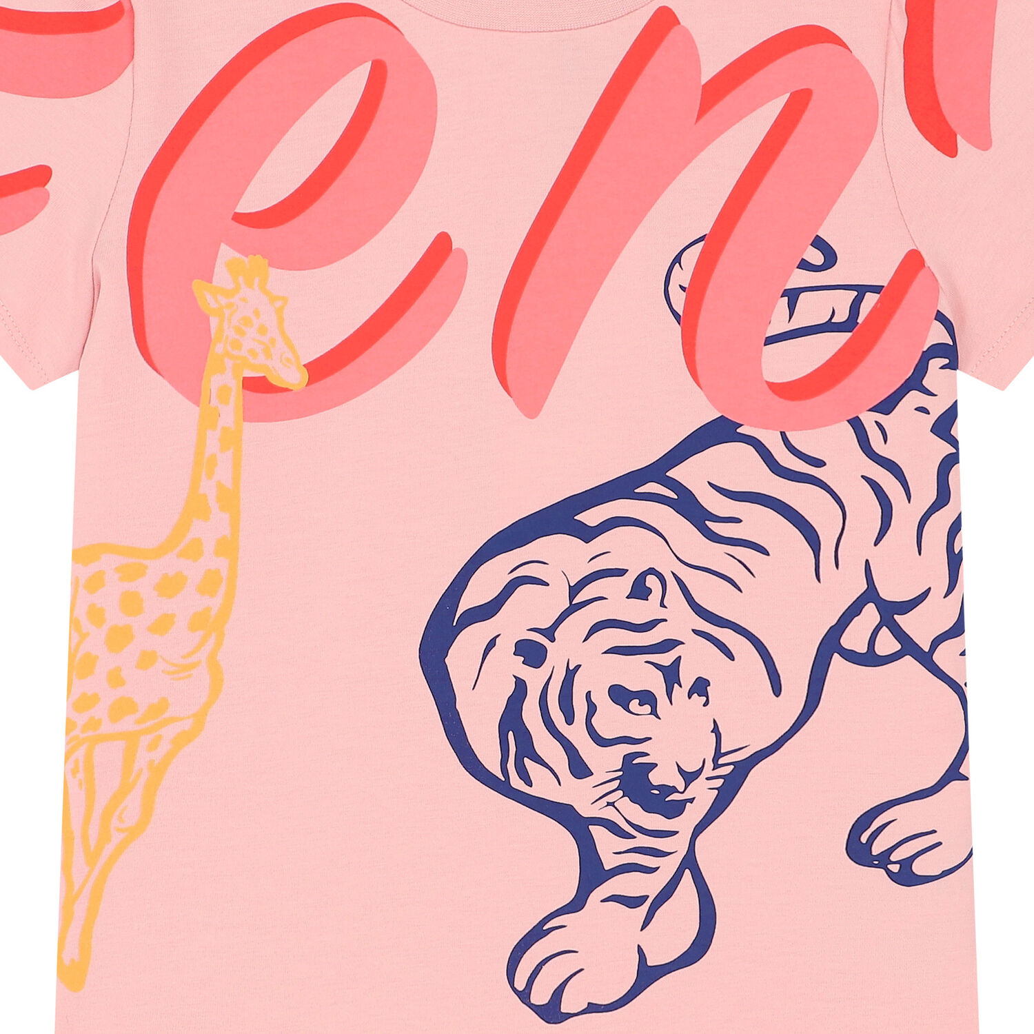 تيشيرت بالشعار باللون الوردي , 1, hi-res image number null