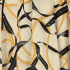 تنورة للبنات باللون البيج والأسود, 1, hi-res