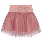 Girls Pink Tulle Skirt, 2, hi-res
