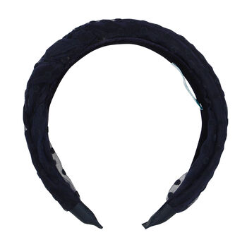 Girls Navy Tulle Hairband 