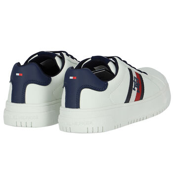 White Logo Trainers