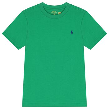 Boys Green Logo T-Shirt