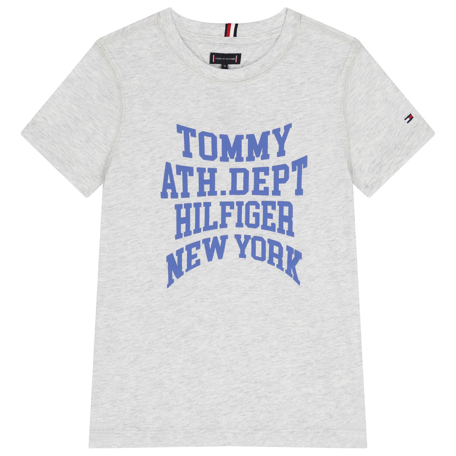 تيشيرت اولاد بالشعار باللون الرمادى , 1, hi-res