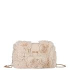 Girls Ivory Faux Fur Handbag ( 21cm ), 1, hi-res