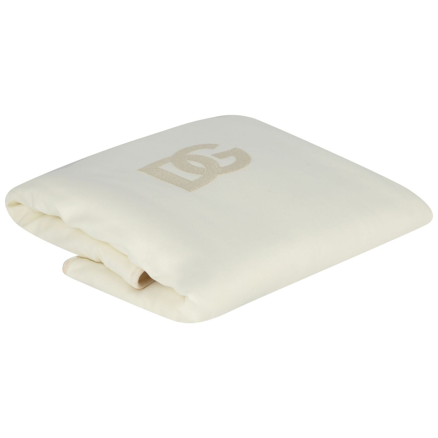Ivory & Beige Logo Baby Blanket, 1, hi-res