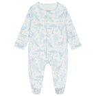 Baby Boys White & Blue Africa Babygrow Gift Set, 1, hi-res