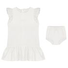 Baby Girls Ivory Dress Set, 1, hi-res