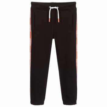 Boys Black Logo Joggers 