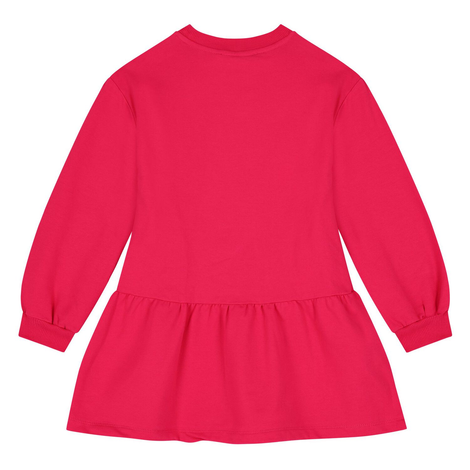 Girls Pink Flower Dress, 1, hi-res