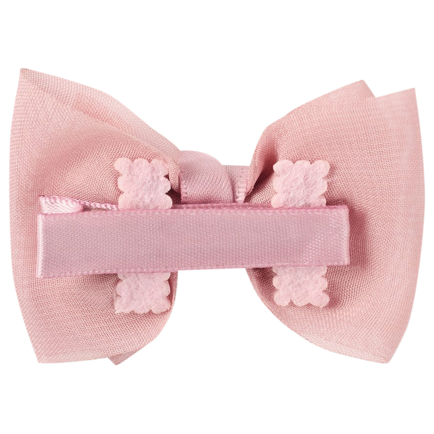 Younger Girls Pink Flower Headband & Bow Hair Clip Set, 2, hi-res