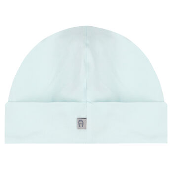 Baby Boys Blue & Gold Logo Hat