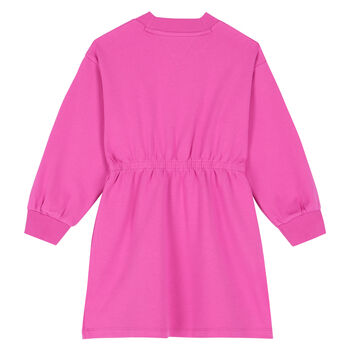 Girls Pink Logo Dress