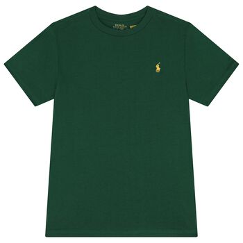 Ralph Lauren Boys Green Logo T-Shirt, 1 Boys Green Logo T-Shirt