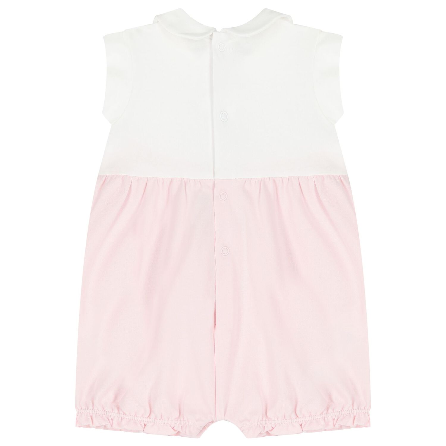 Baby Girls Pink Cotton Rompers ( 2-Pack ), 1, hi-res