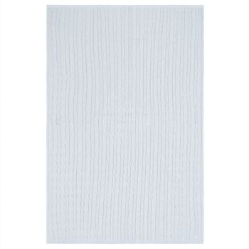 Baby Boys Blue Logo Knitted Blanket