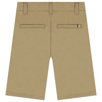 Boys Beige Chino Shorts