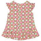 Girls Pink Flowers Dress Set, 1, hi-res