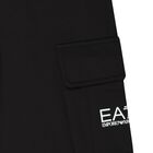 Boys Black Logo Joggers, 1, hi-res