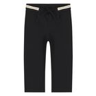 Younger Boys Black Trousers, 1, hi-res