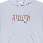 Girls Purple Logo Hello Kitty Hooded Top, 1, hi-res