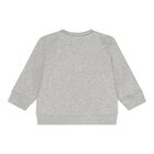 بدلة رياضية بالشعار للأولاد باللون الرمادي, 1, hi-res